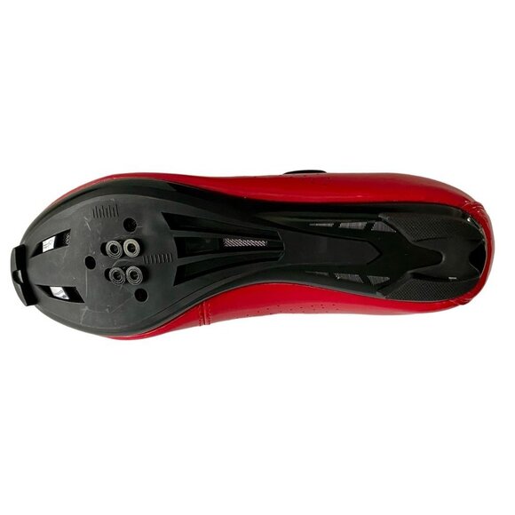 Cycling Bike Shoes Women Indoor Outdoor Cleat Compatible Red with Lock 43 46 NEW - Picture 7 of 16